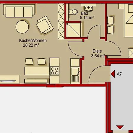 Duesseldorfer Hof A7 Διαμέρισμα Norderney